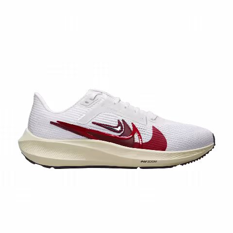 Nike Wmns Air Zoom Pegasus 40 Premium 'Quadruple Swoosh - White Team Red'