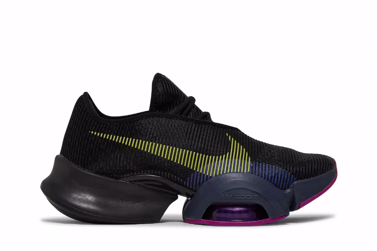 Nike Women's Air Zoom SuperRep 2 Black Red Plum, view 2