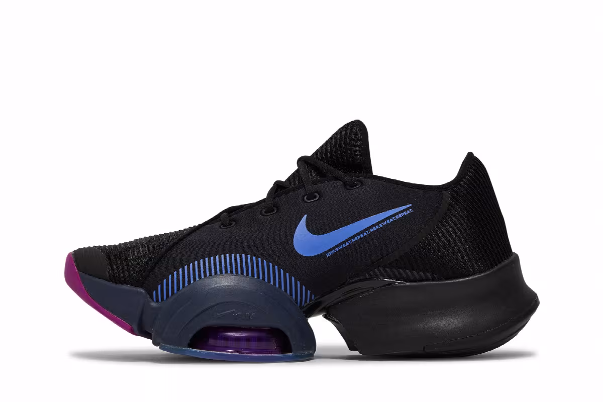 Nike Women's Air Zoom SuperRep 2 Black Red Plum, view 4