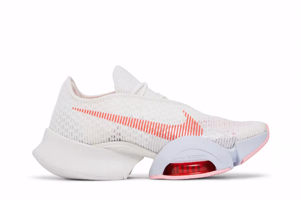Nike Women's Air Zoom SuperRep 2 Summit White Crimson, view 2