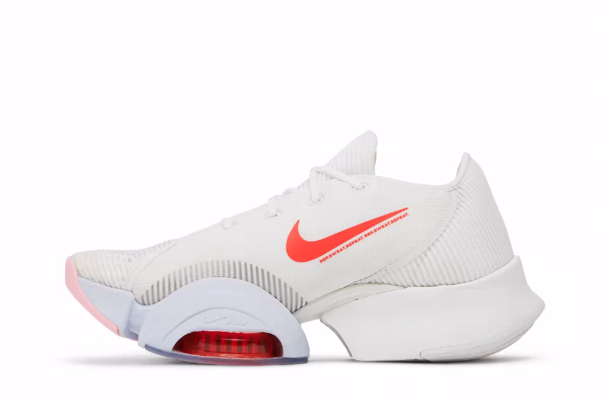 Nike Women's Air Zoom SuperRep 2 Summit White Crimson, view 4