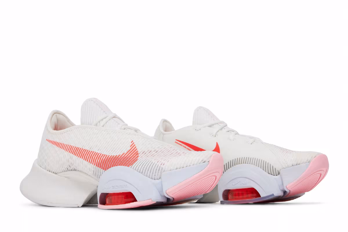 Nike Women's Air Zoom SuperRep 2 Summit White Crimson, view 9