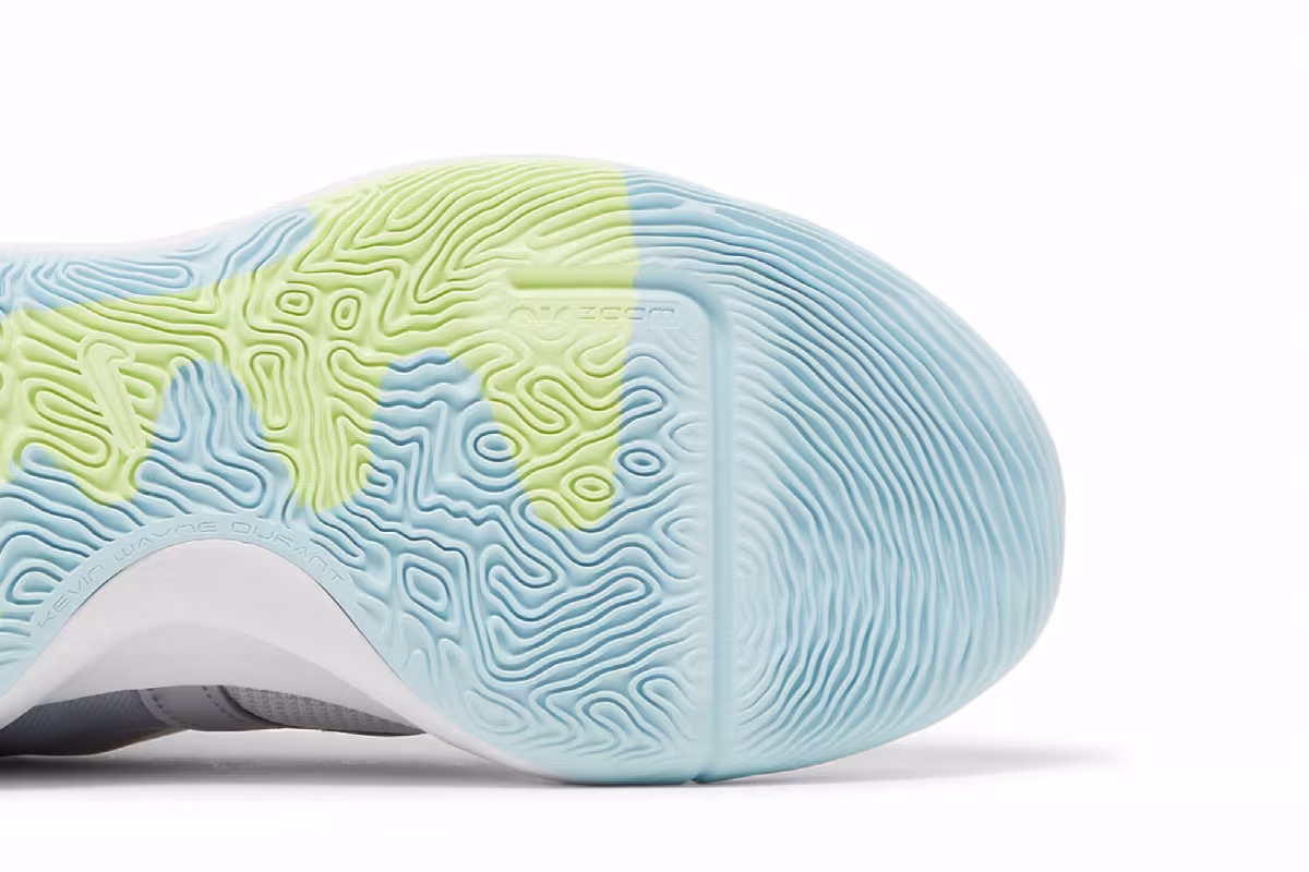 Nike KD Trey 5 X Wolf Grey Barely Volt, view 6