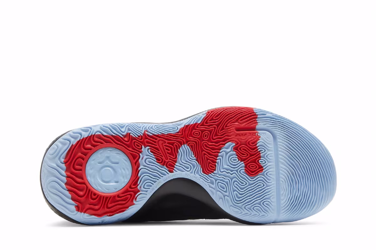 Nike KD Trey 5 X EP Black Light Crimson, view 5