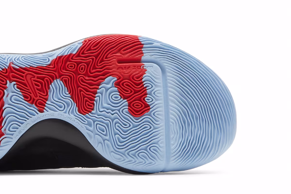Nike KD Trey 5 X EP Black Light Crimson, view 6