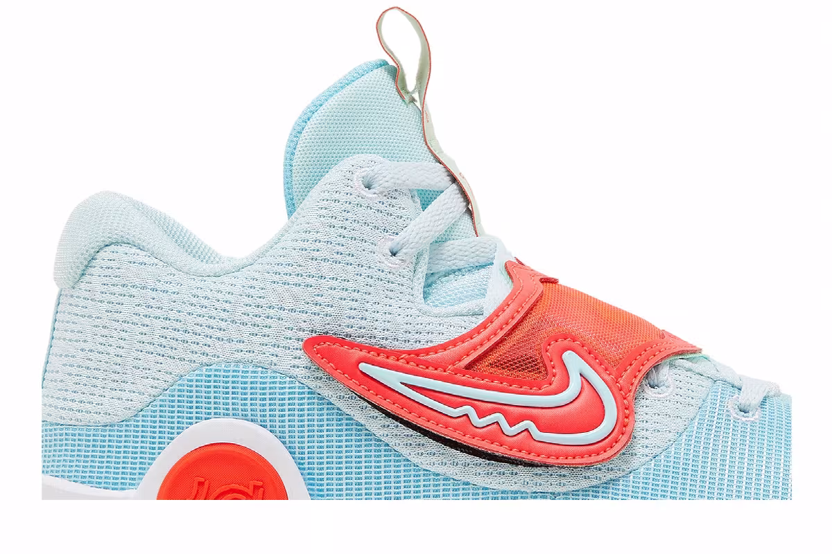Nike KD Trey 5 X EP Blue Chill Bright Crimson Mint, view 3