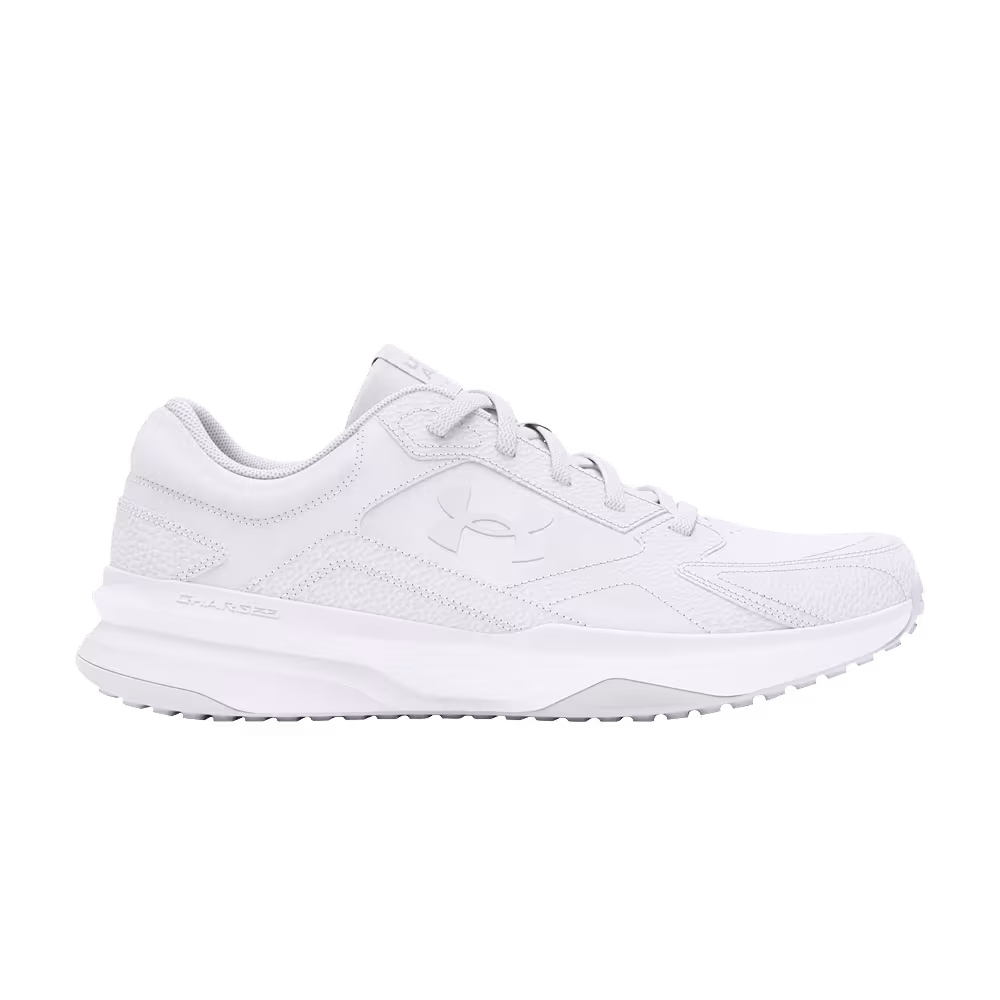 Under Armour Charged Edge Leather White Halo Grey