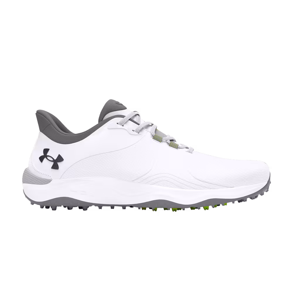 Under Armour Drive Pro Spikeless Golf White Metallic Gun Metal
