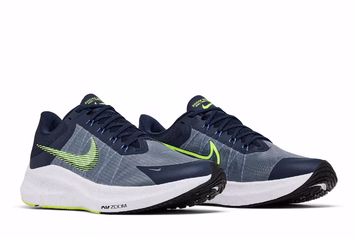 Nike Zoom Winflo 8 Midnight Navy Volt, view 9