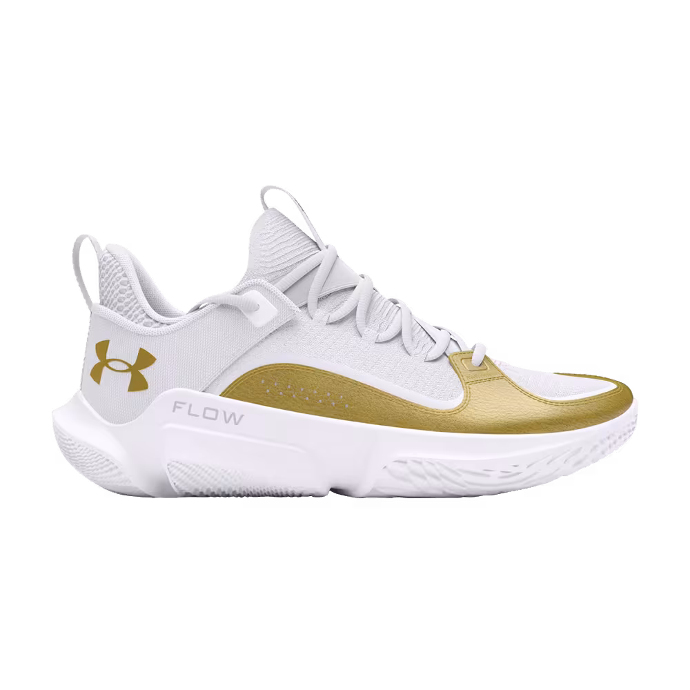 Under Armour Flow FUTR X 3 White Metallic Gold