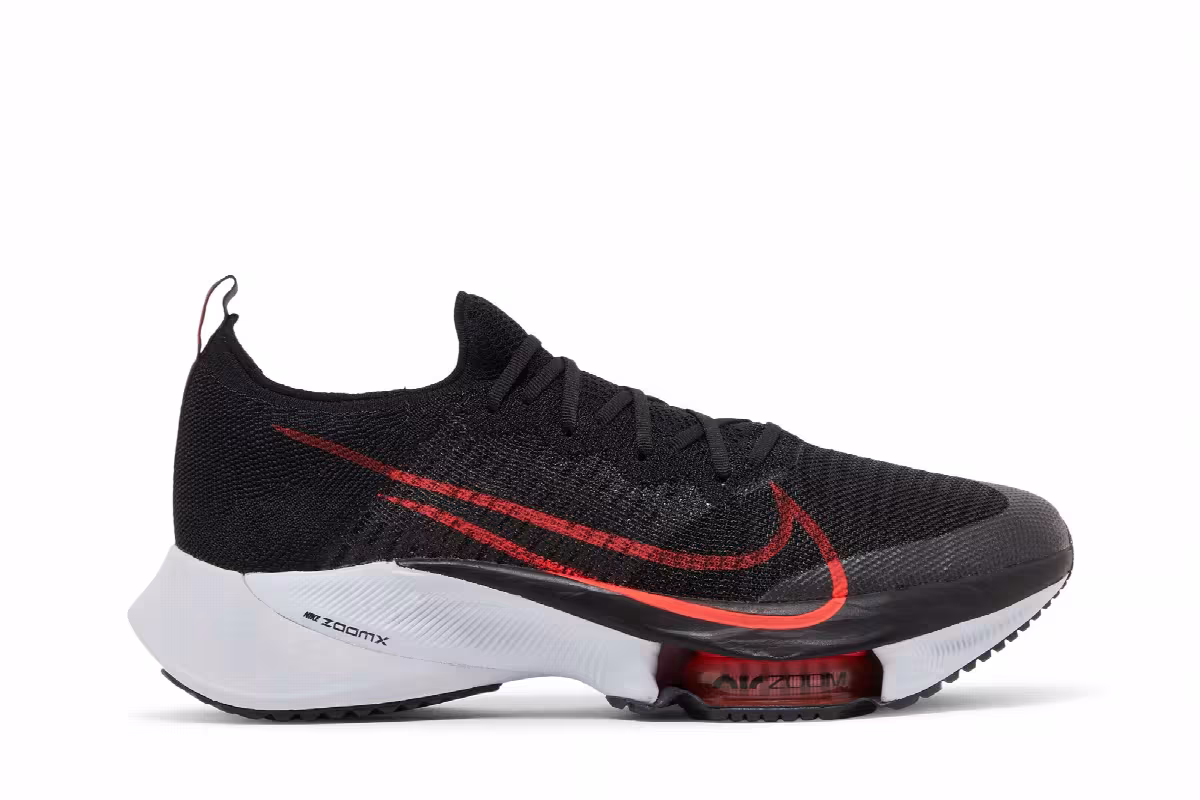 Nike Air Zoom Tempo NEXT% Flyknit Black Flash Crimson, view 2