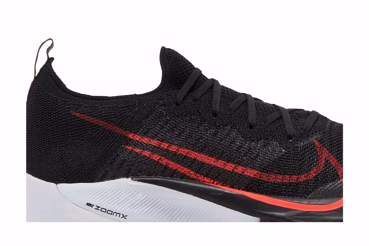Nike Air Zoom Tempo NEXT% Flyknit Black Flash Crimson, view 3