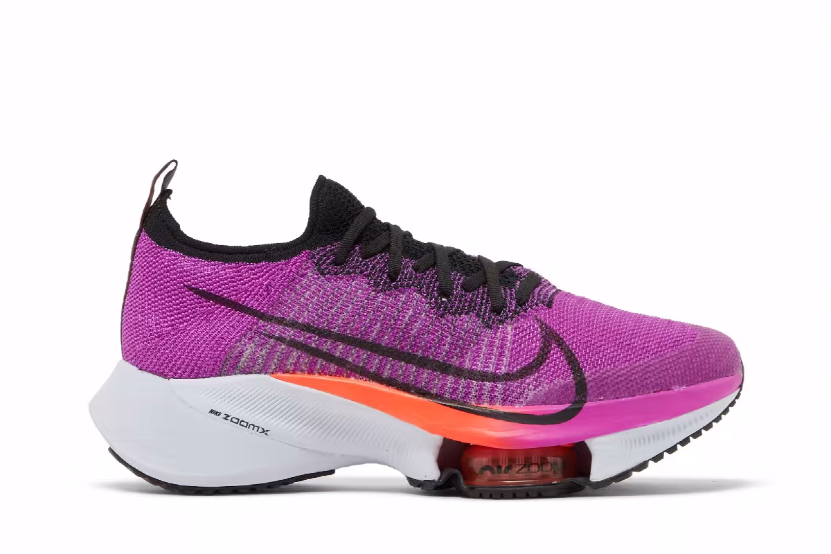 Nike Women's Air Zoom Tempo NEXT% Flyknit Hyper Violet, view 2