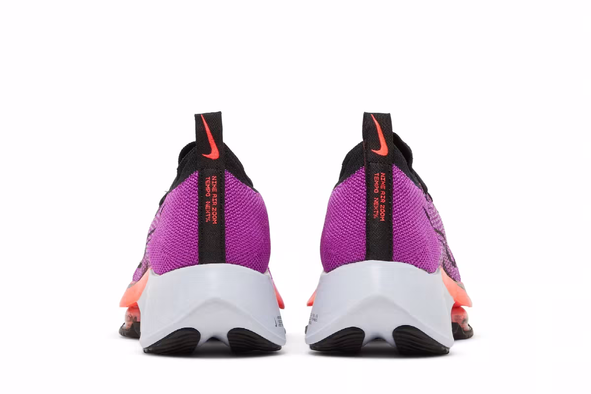 Nike Women's Air Zoom Tempo NEXT% Flyknit Hyper Violet, view 7
