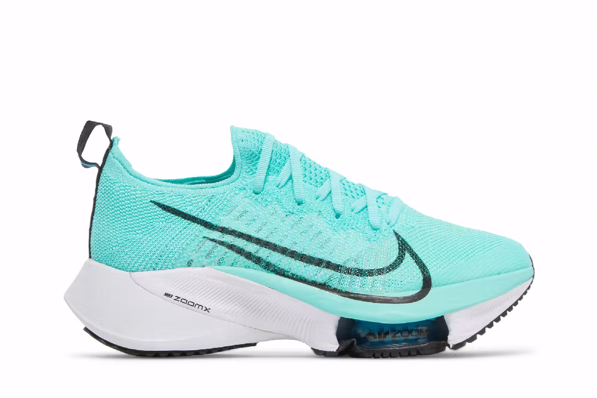 Nike Women's Air Zoom Tempo NEXT% Flyknit Hyper Turquoise, view 2