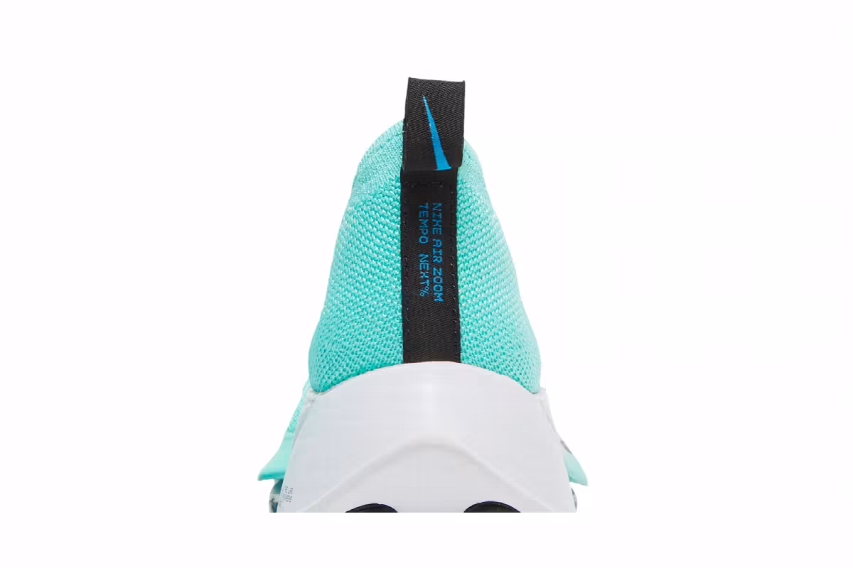 Nike Women's Air Zoom Tempo NEXT% Flyknit Hyper Turquoise, view 8