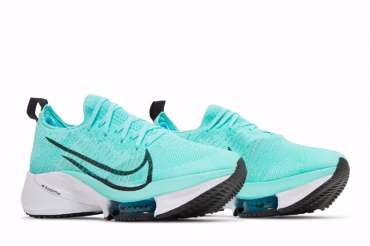 Nike Women's Air Zoom Tempo NEXT% Flyknit Hyper Turquoise, view 9