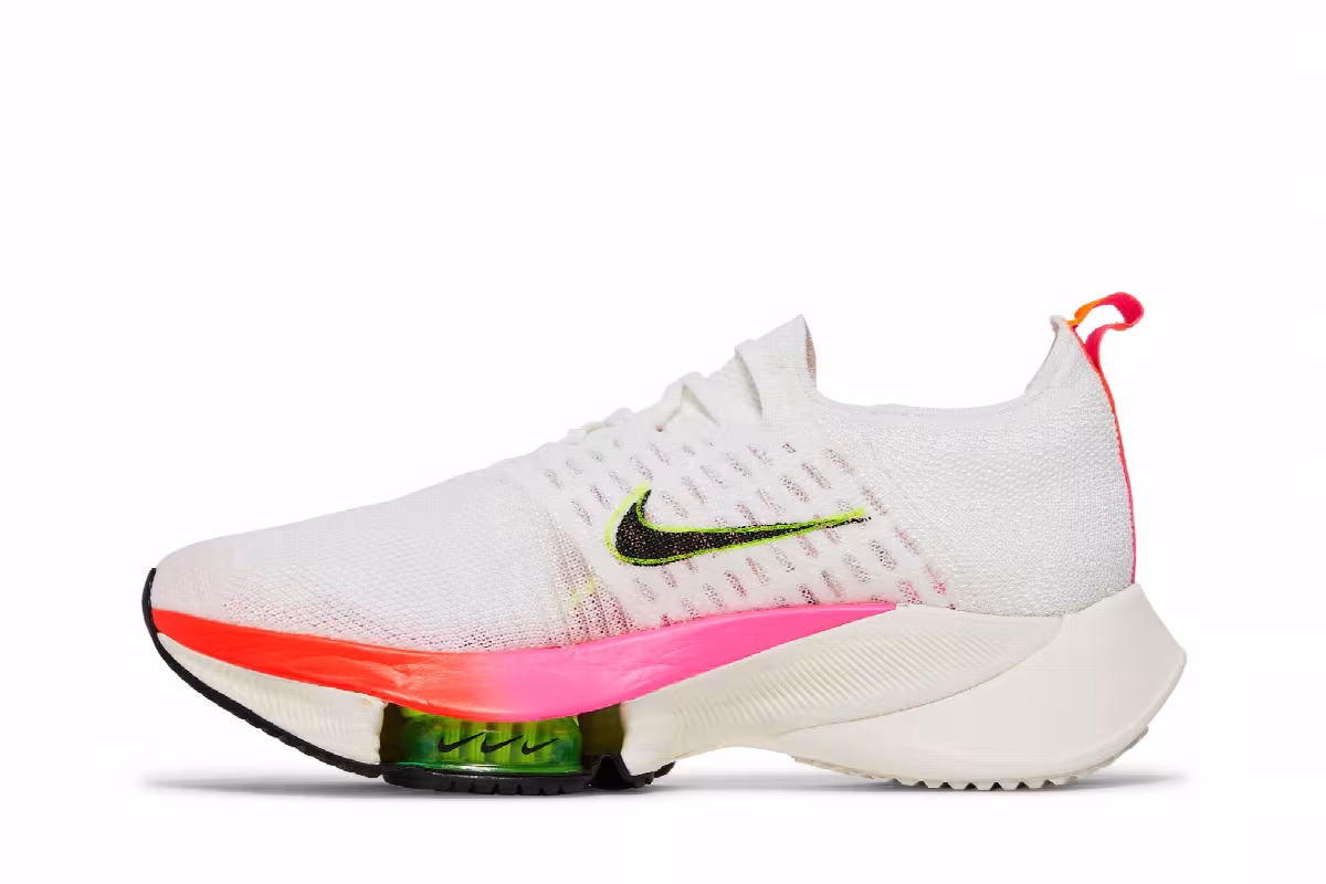 Nike Women's Air Zoom Tempo NEXT% Flyknit Rawdacious, view 4