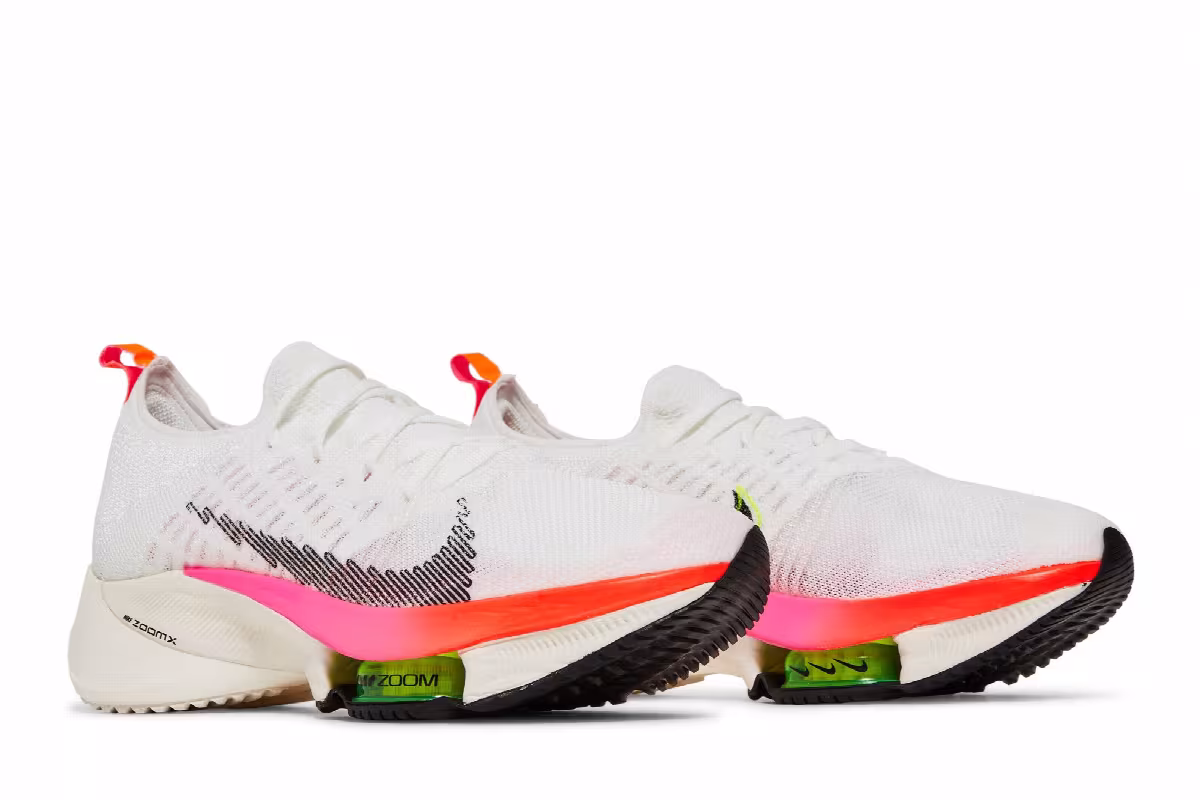 Nike Women's Air Zoom Tempo NEXT% Flyknit Rawdacious, view 9