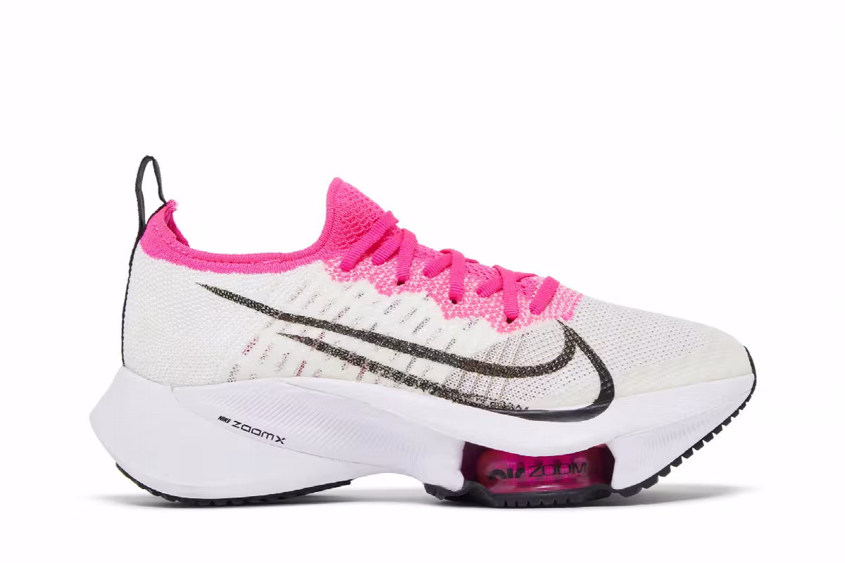 Nike Women's Air Zoom Tempo NEXT% Flyknit Pink Blast, view 2