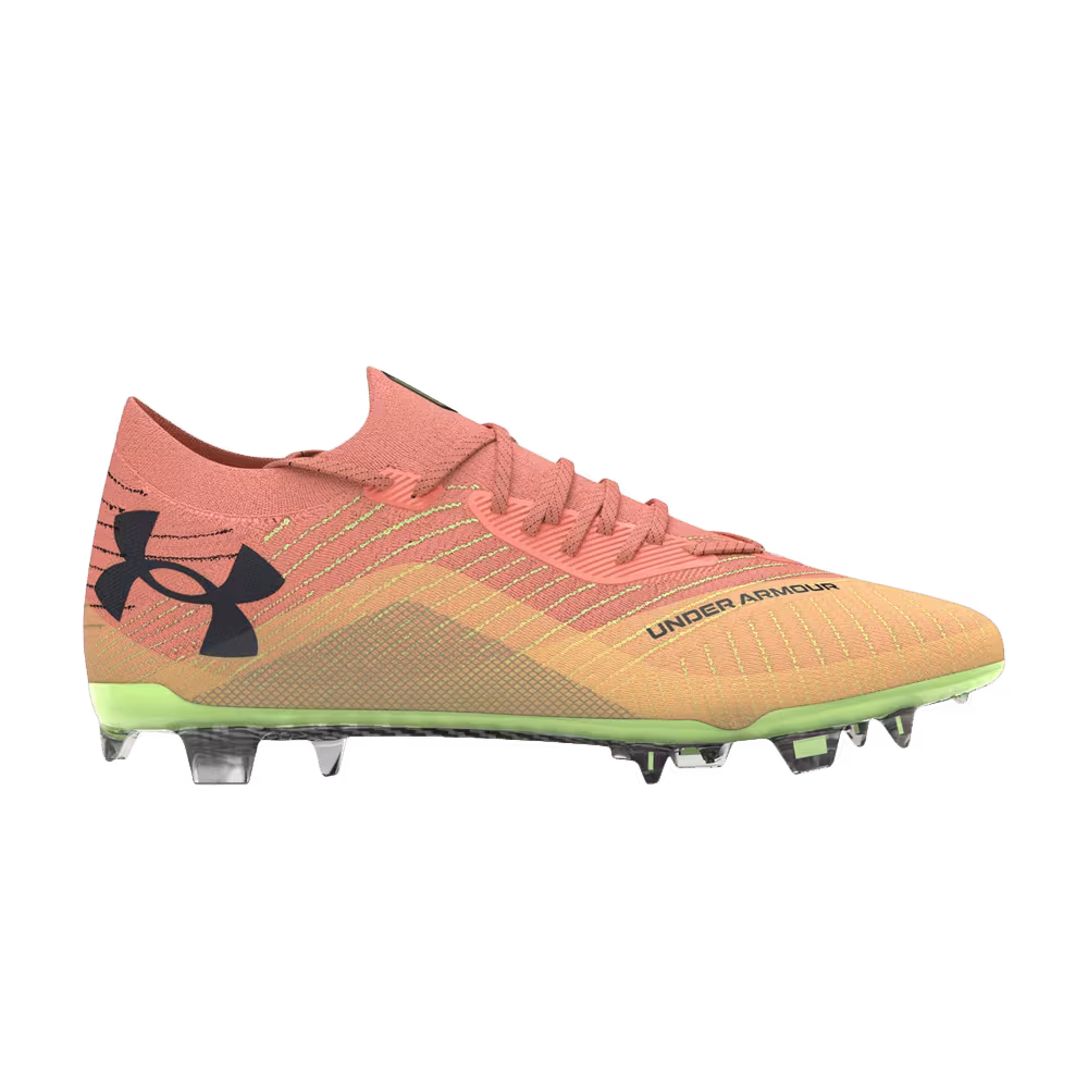 Under Armour Shadow Elite 2 FG Flare Orange Morph Green