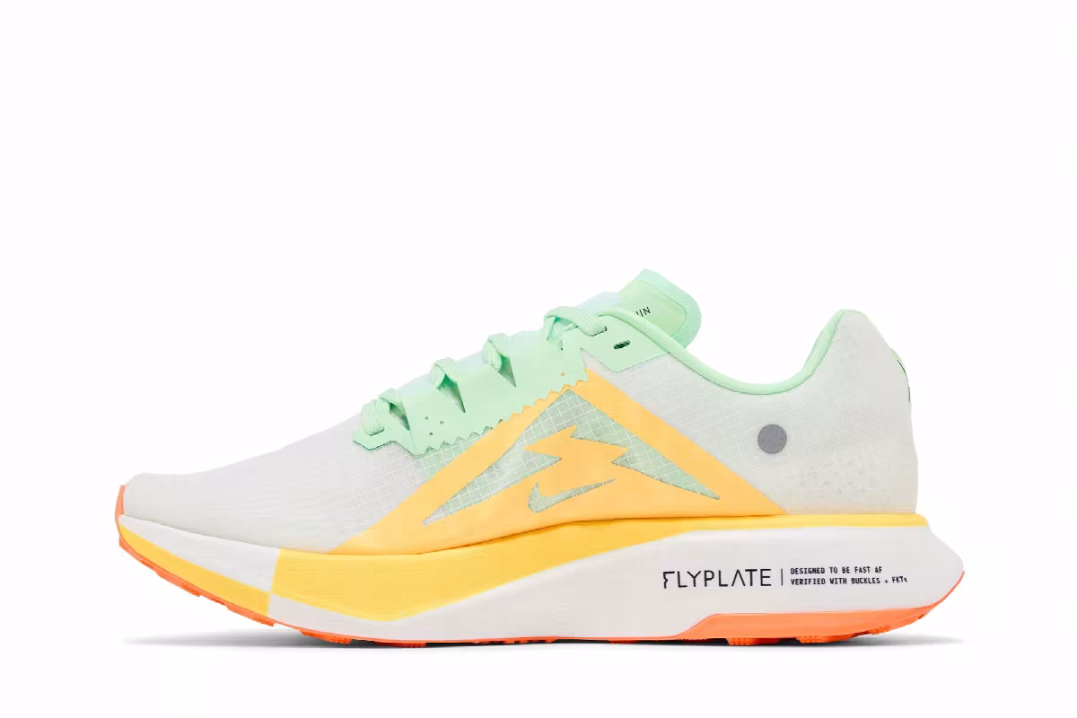 Nike ZoomX Ultrafly Trail Summit White Vapor Green, view 4