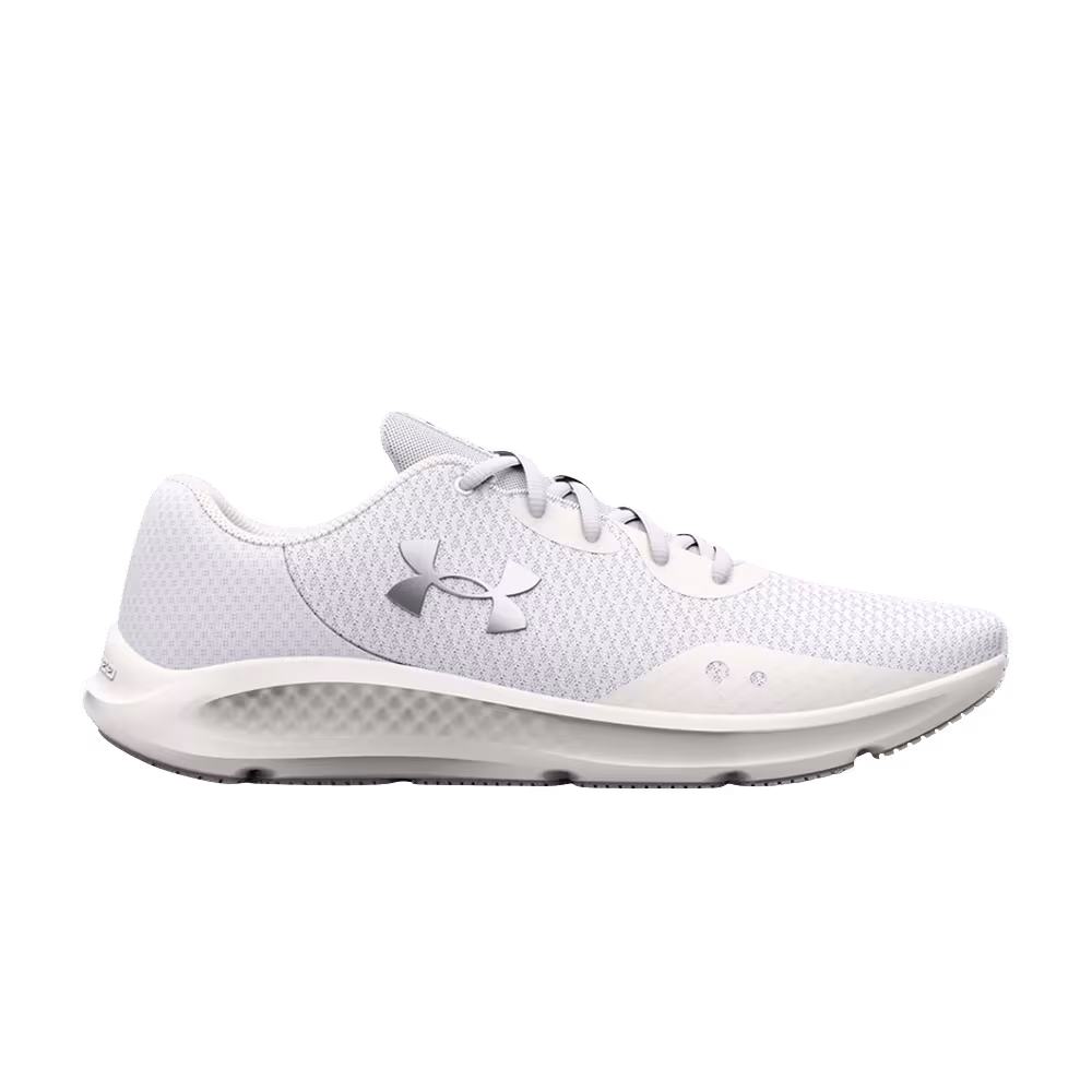 Under Armour Charged Pursuit 3 White Metallic Silver