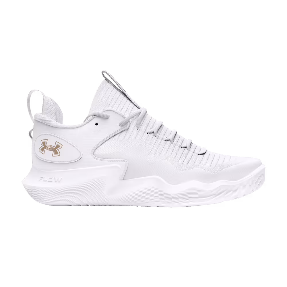 Under Armour Women's Flow Ace White Metallic Gold