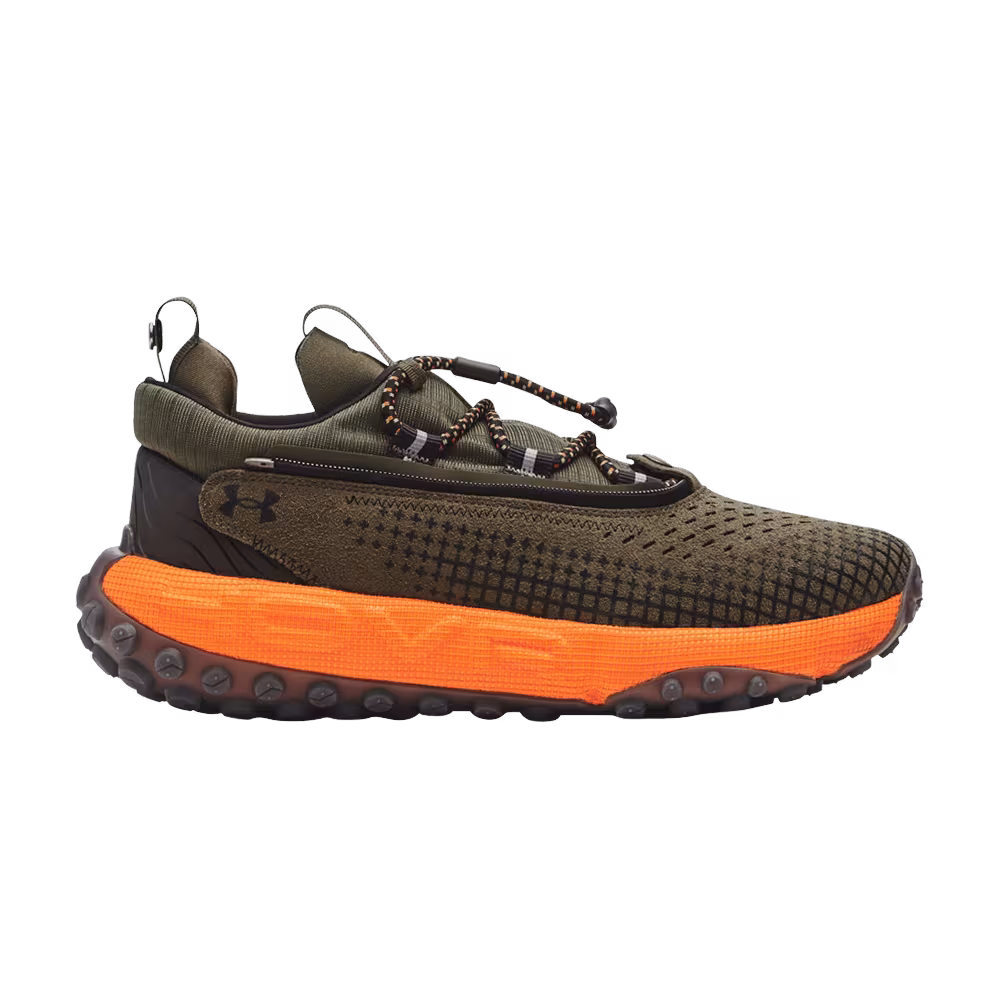 Under Armour HOVR Summit Fat Tire Delta Marine Green Formula Orange