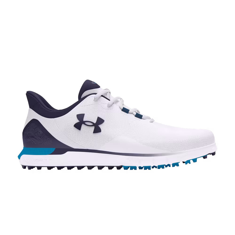 Under Armour Drive Fade Spikeless Golf White Midnight Navy