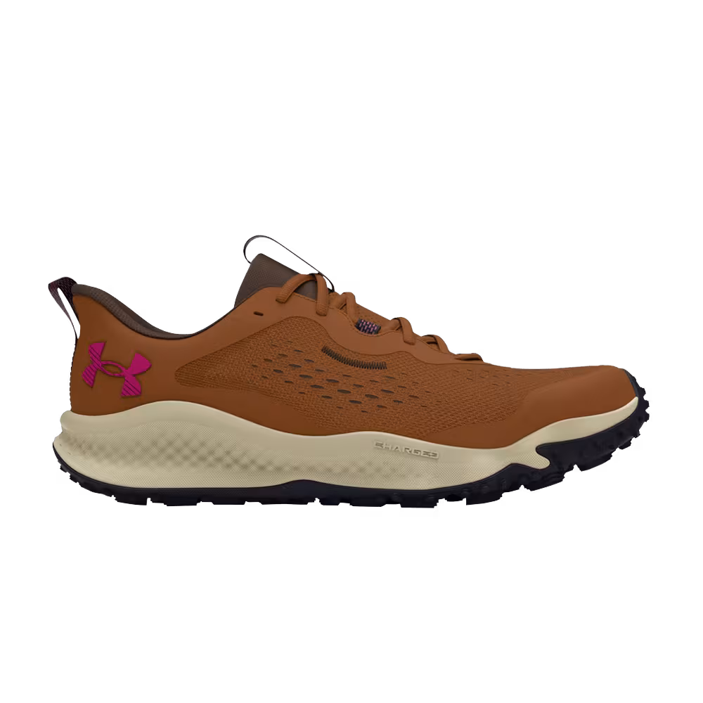 Under Armour Women's Charged Maven Trail Cleveland Brown Astro Pink