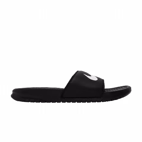 Nike Benassi Swoosh Slide 'Black White'