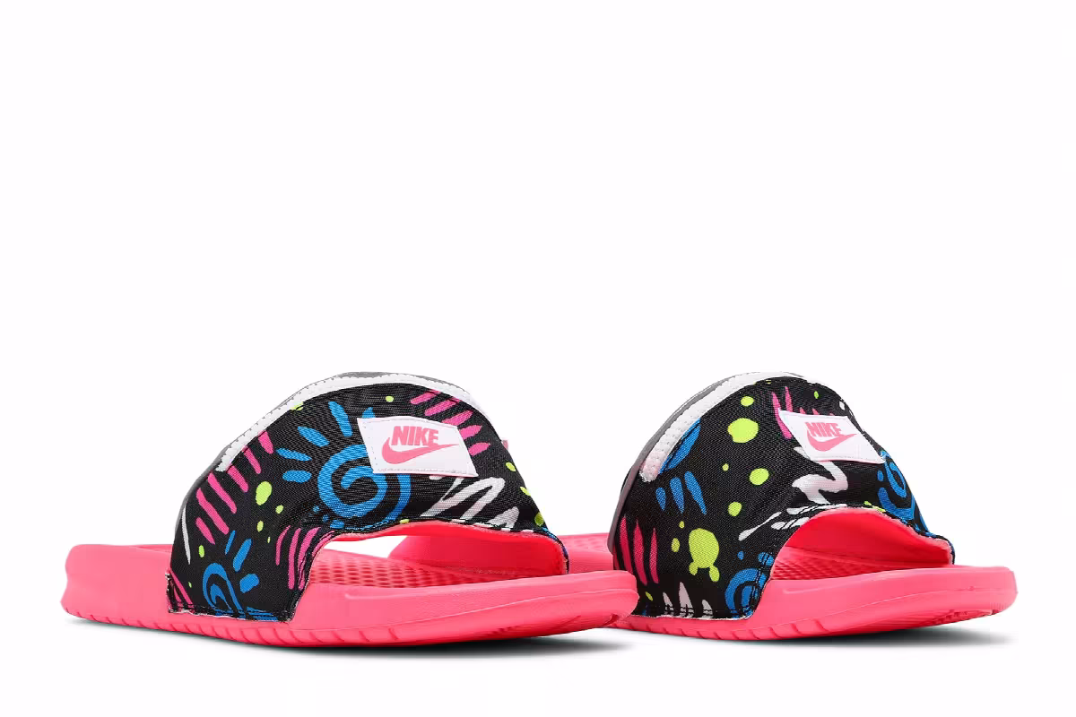 Nike Benassi JDI Print Slide Fanny Pack, view 9