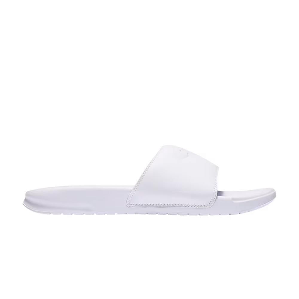 Nike Women's Benassi JDI Slide Triple White