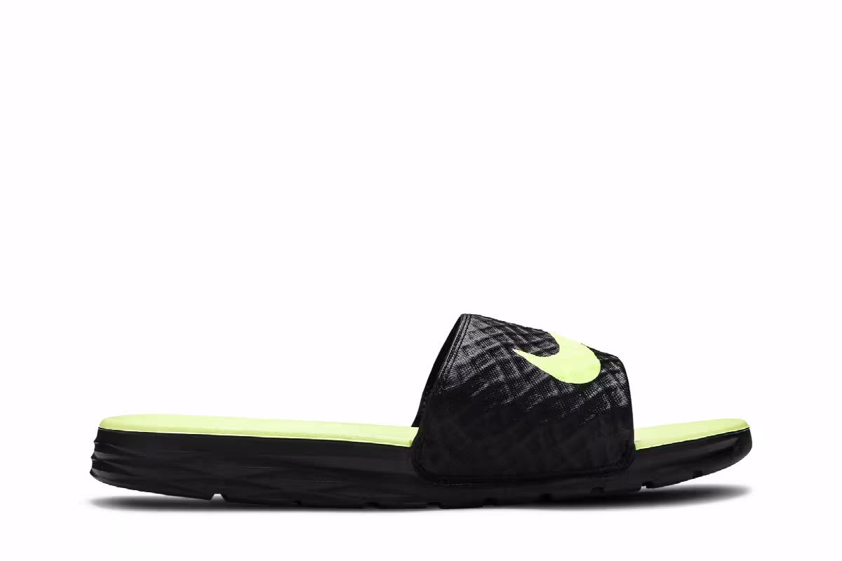 Nike Benassi Solarsoft Black Volt, view 2