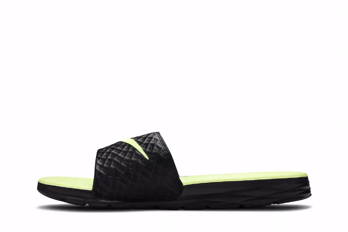 Nike Benassi Solarsoft Black Volt, view 4