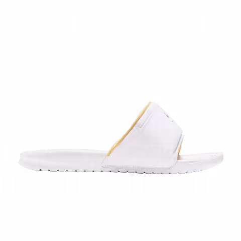 Nike Benassi JDI Fanny Pack Slides 'White Topaz Gold'