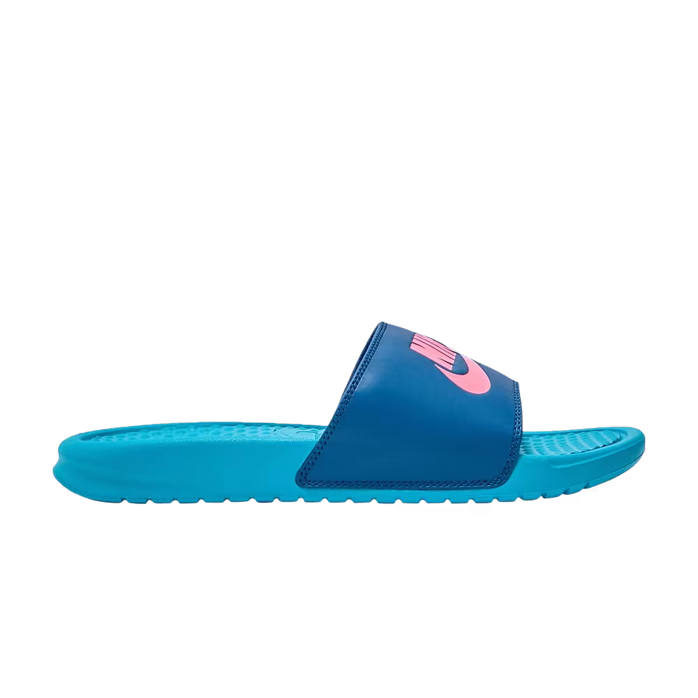 Nike Benassi JDI Slide Teal Nebula