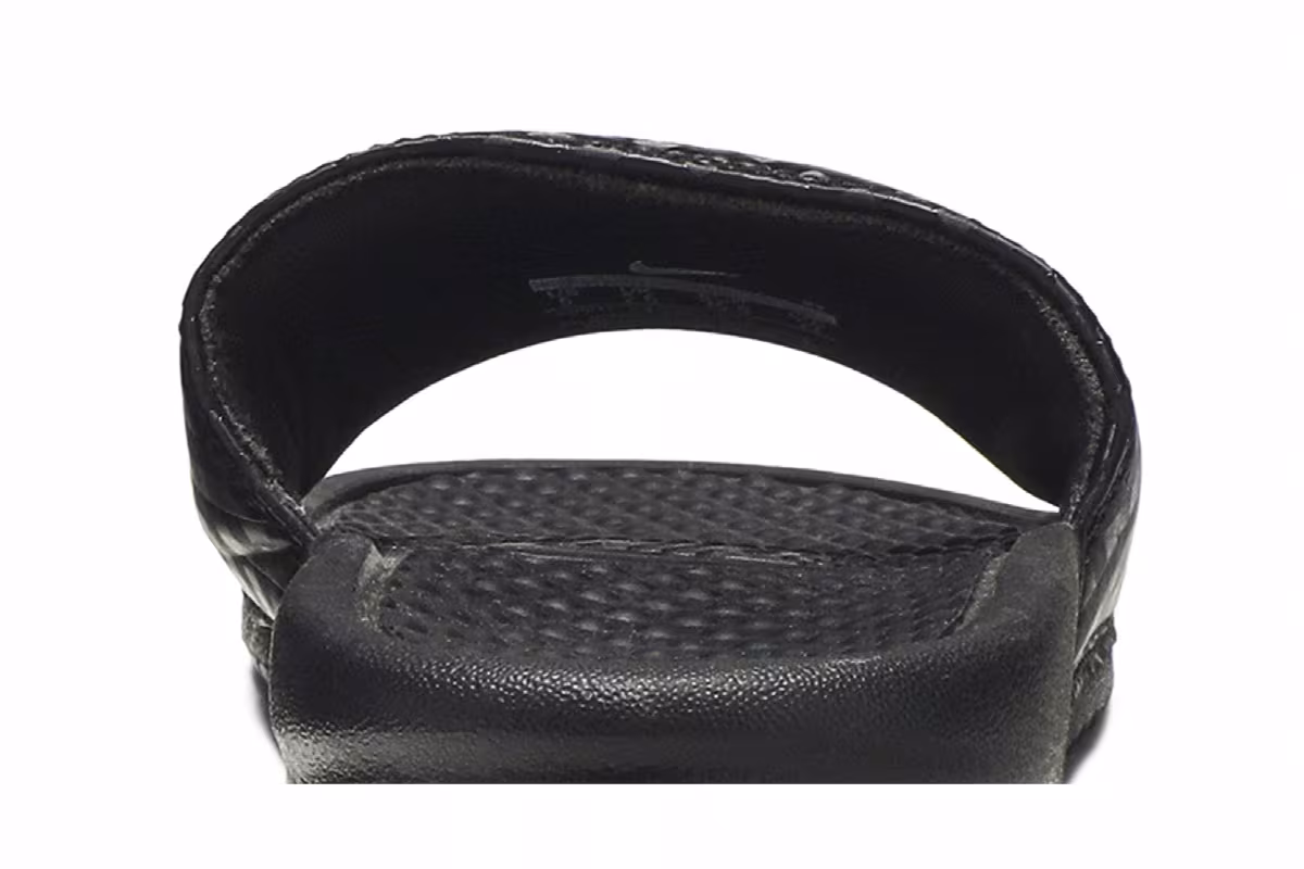 Nike Women's JDI Benassi Slides Black Diamond Pattern, view 8