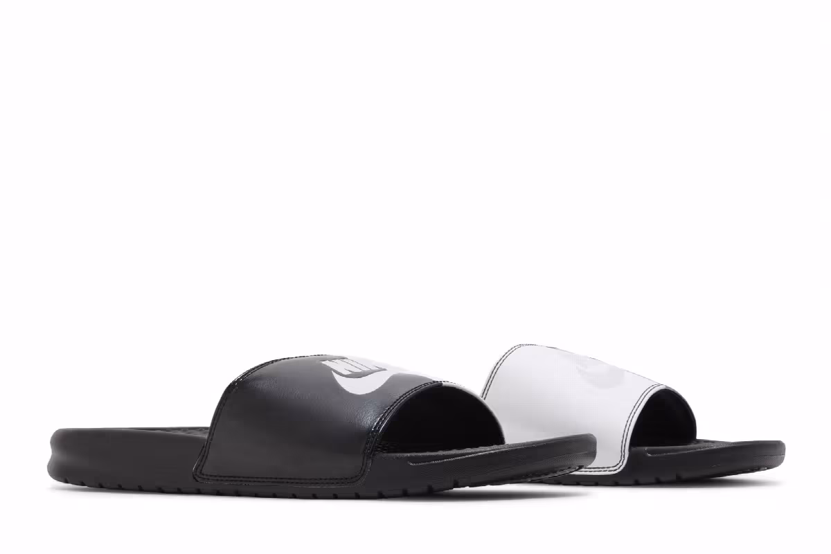 Nike Benassi JDI Black Pure Platinum, view 9