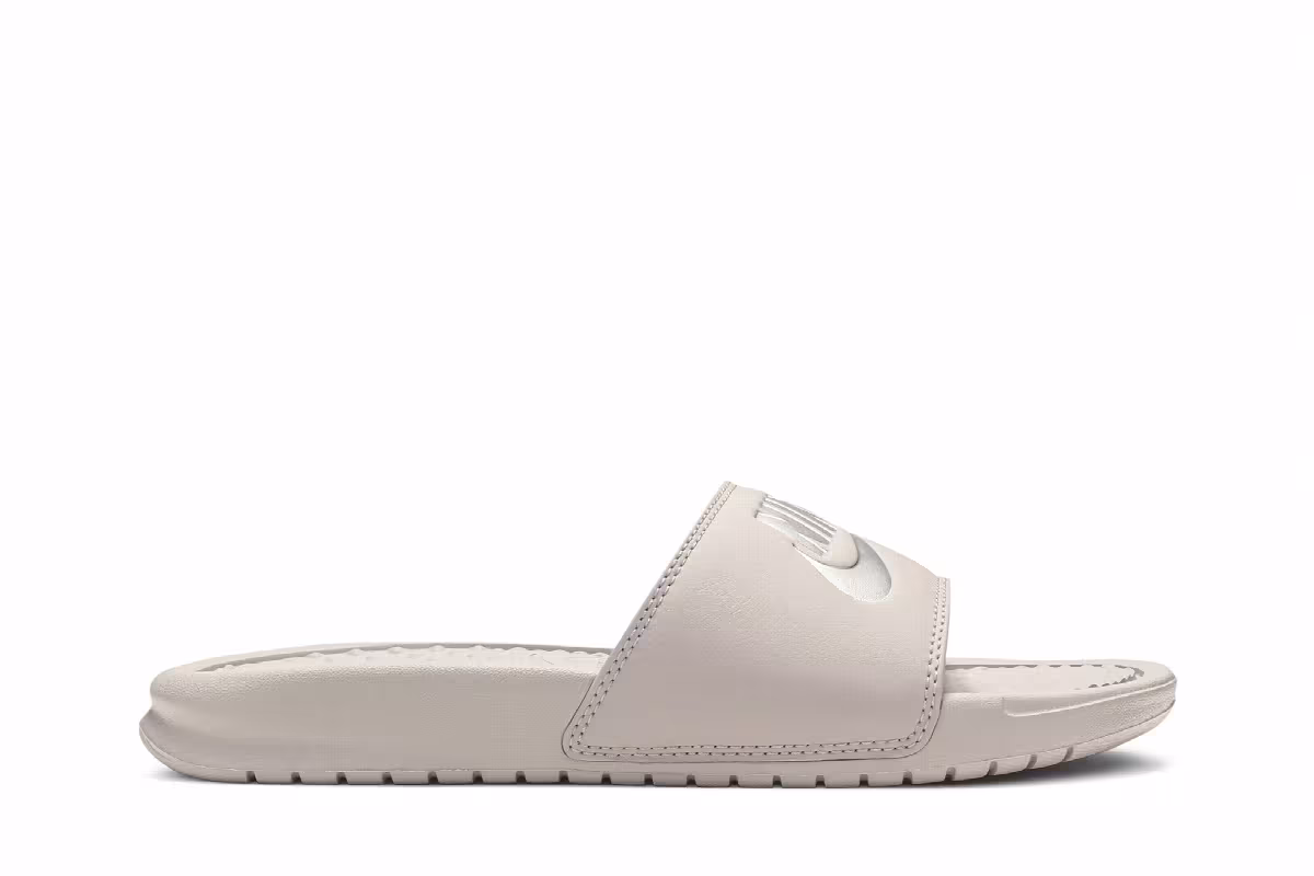 Nike Women's Benassi JDI Slides Particle Rose, view 2