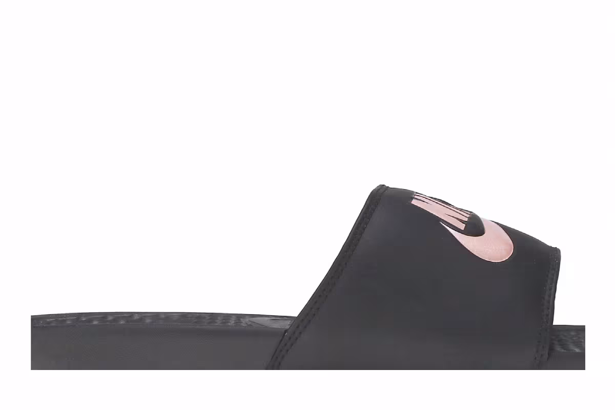Nike Women's Benassi JDI Slides Black, view 3