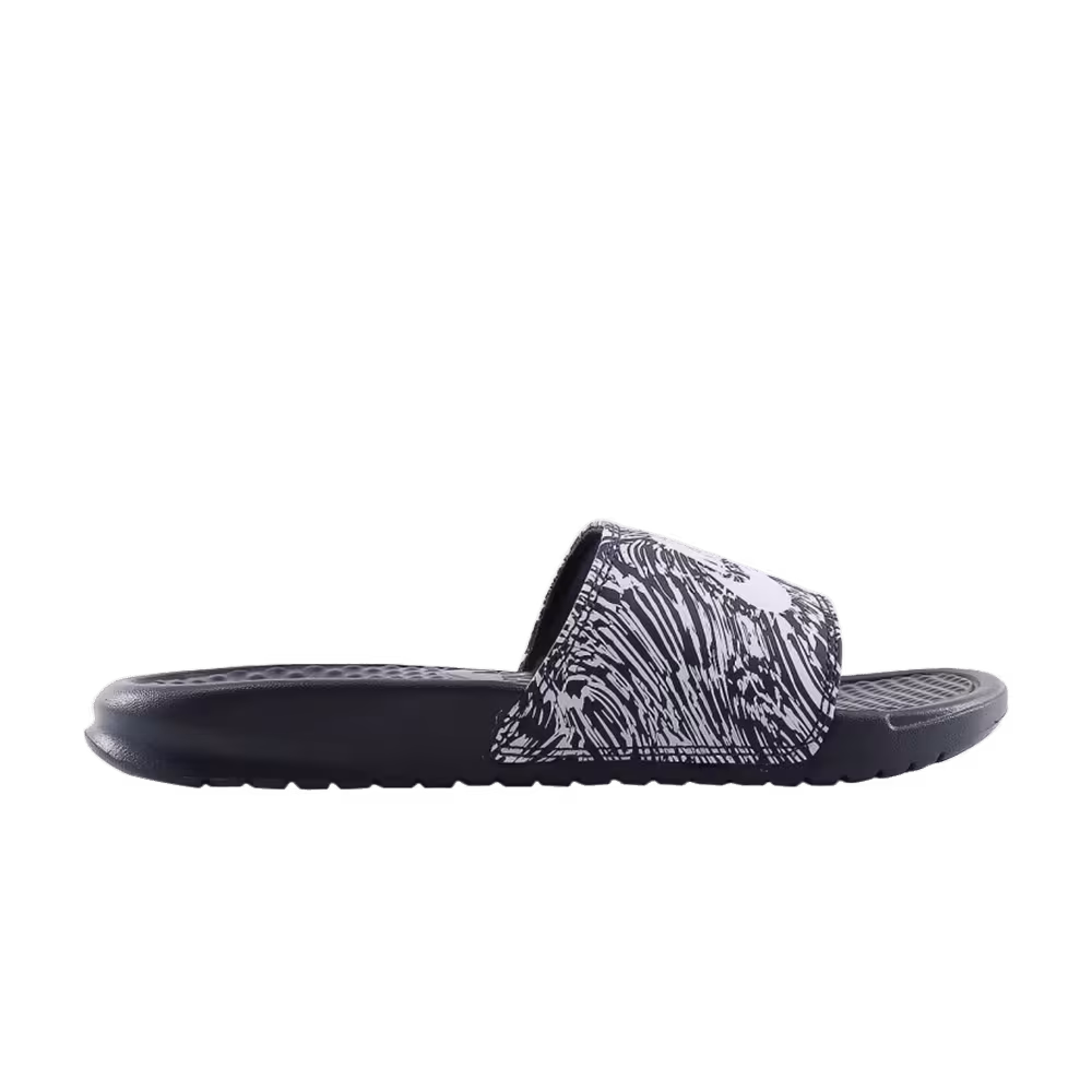 Nike Benassi JDI Print Obsidian Pure Platinum