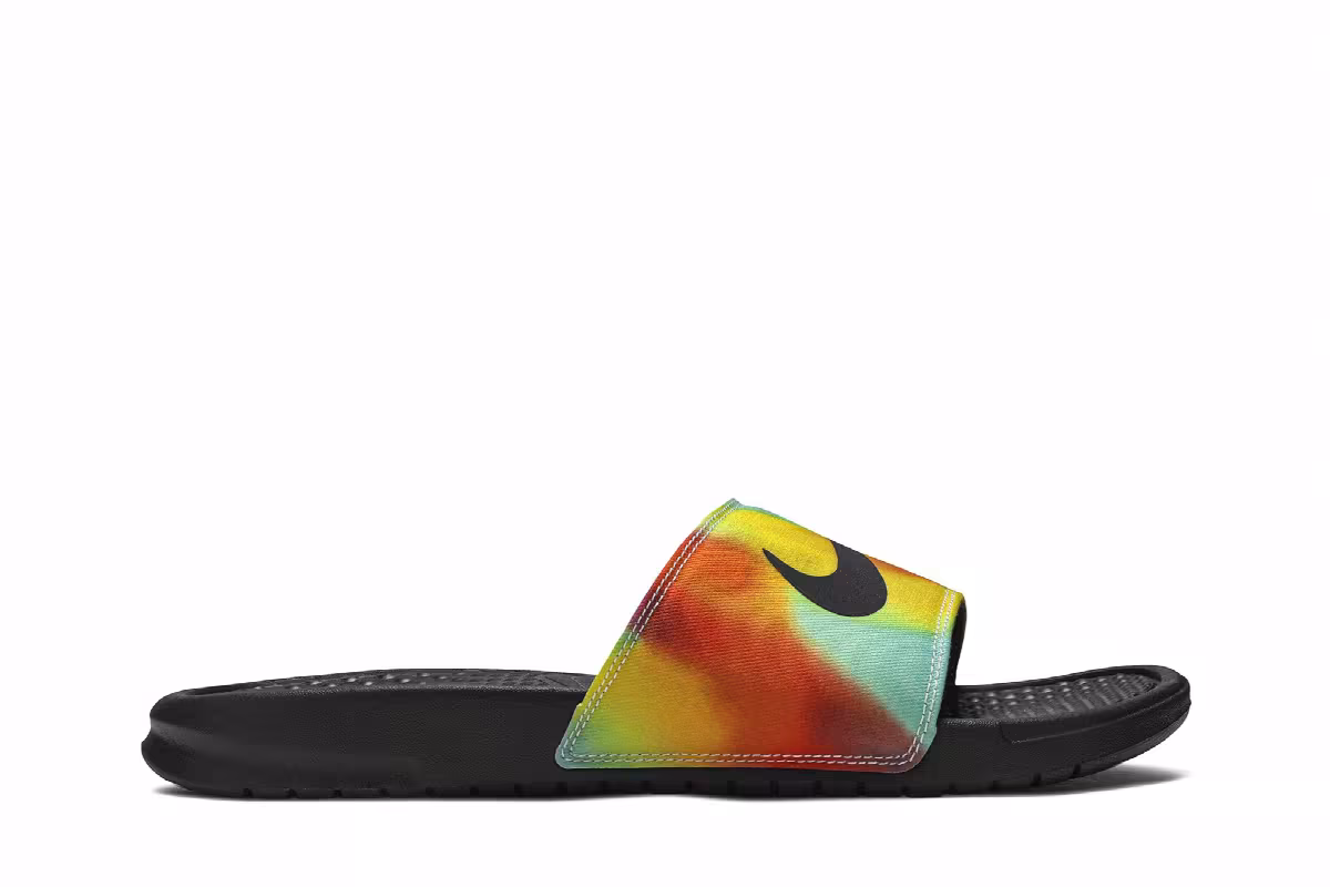 Nike Benassi JDI Tie-Dye, view 2