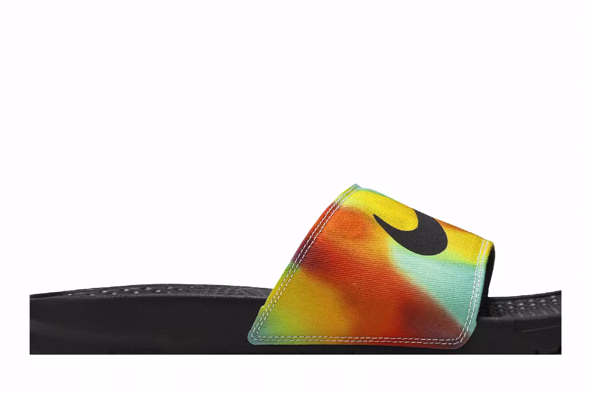 Nike Benassi JDI Tie-Dye, view 3