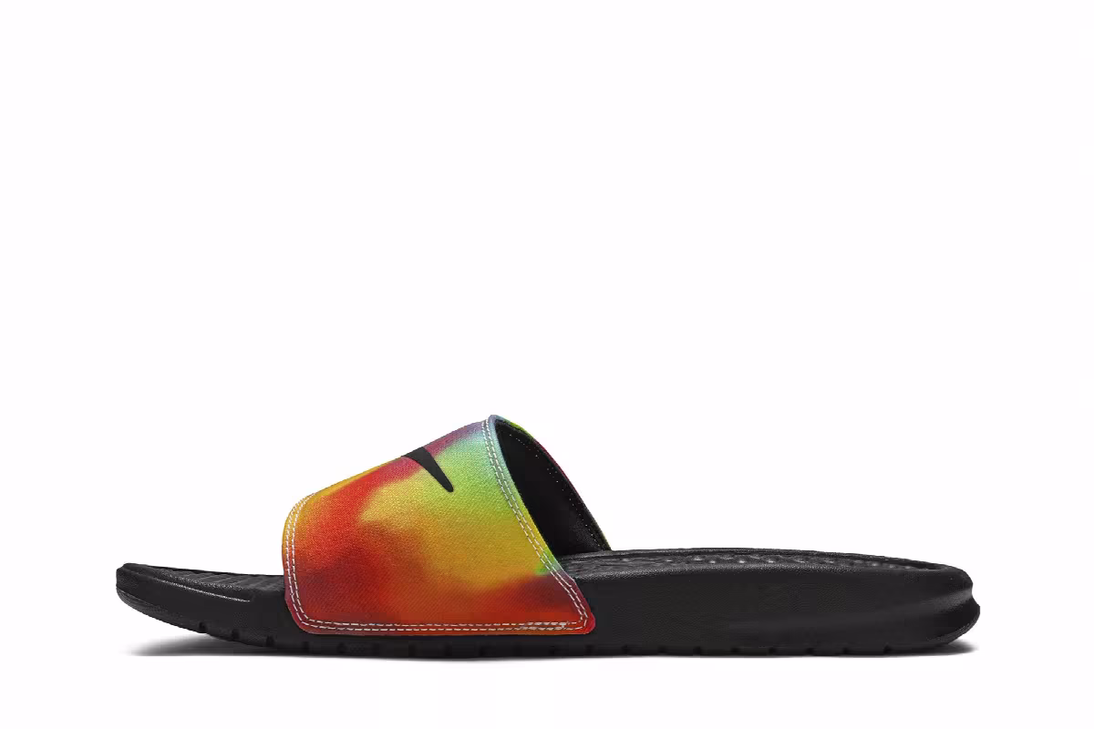 Nike Benassi JDI Tie-Dye, view 4