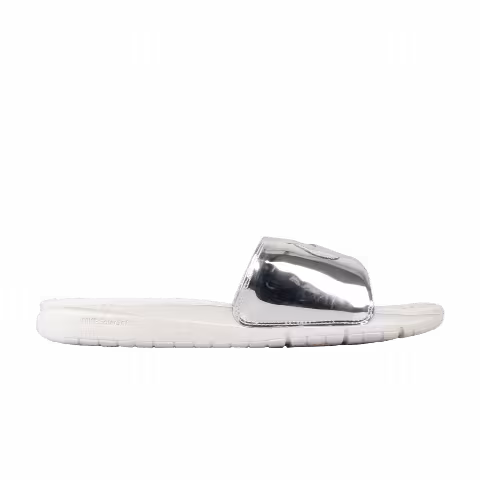 Nike Benassi Solarsoft 'Liquid Silver'