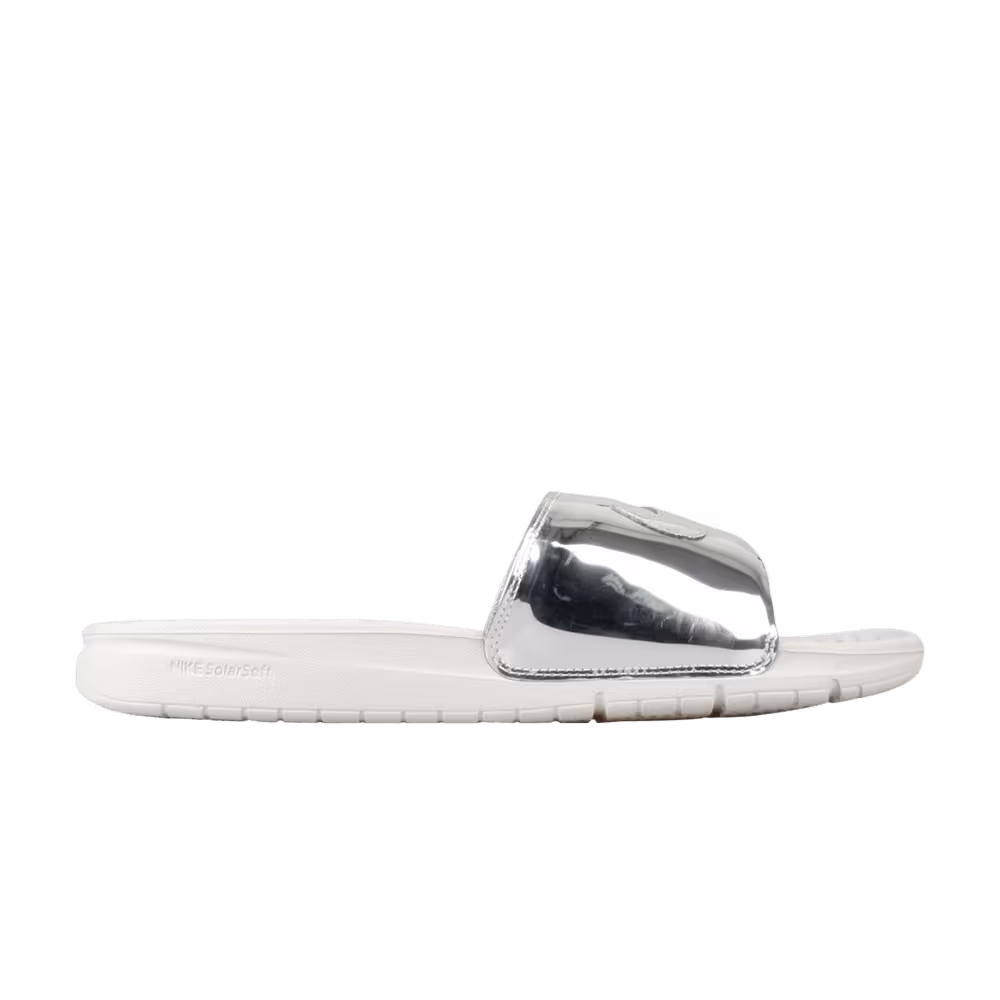Nike Benassi Solarsoft Liquid Silver
