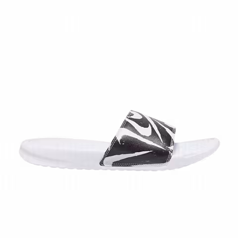 Nike Benassi JDI Print 'White Black'