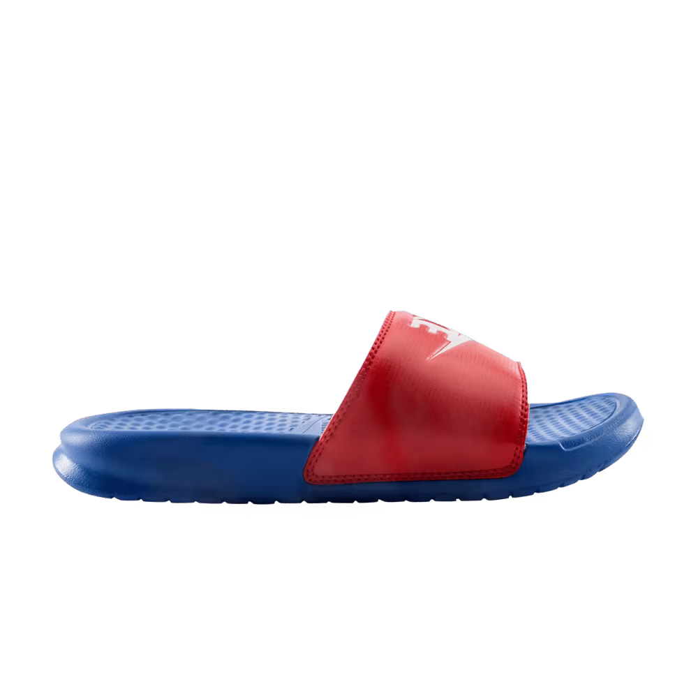 Nike Women's Benassi JDI Slides Game Royal University Red
